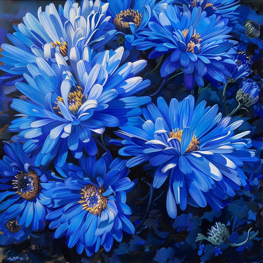 Aster Seeds - Blue Chinese Callistephus Aster - The Bamboo Seed